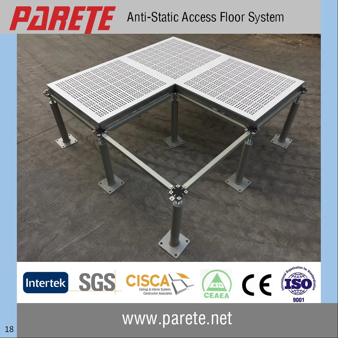  computer room laboratory Light aluminium flooring raised access floor