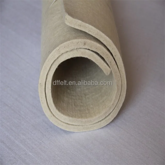industrial Fireproof felt/the white felt/DINGFENG FELT