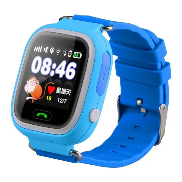 q90 дети часы с GPS GPS agps фунтов WiFi расположение SIM - карту smartwatch анти - потерял фитнес - трекер с SOS