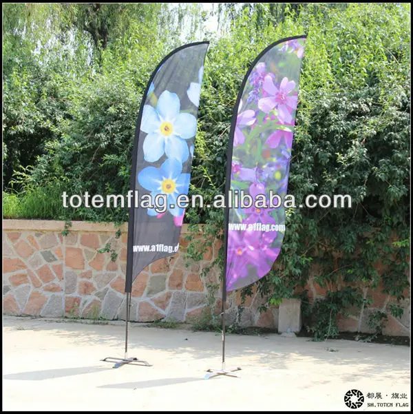 
 дешевый металл базы знамя летая пляж флаг  