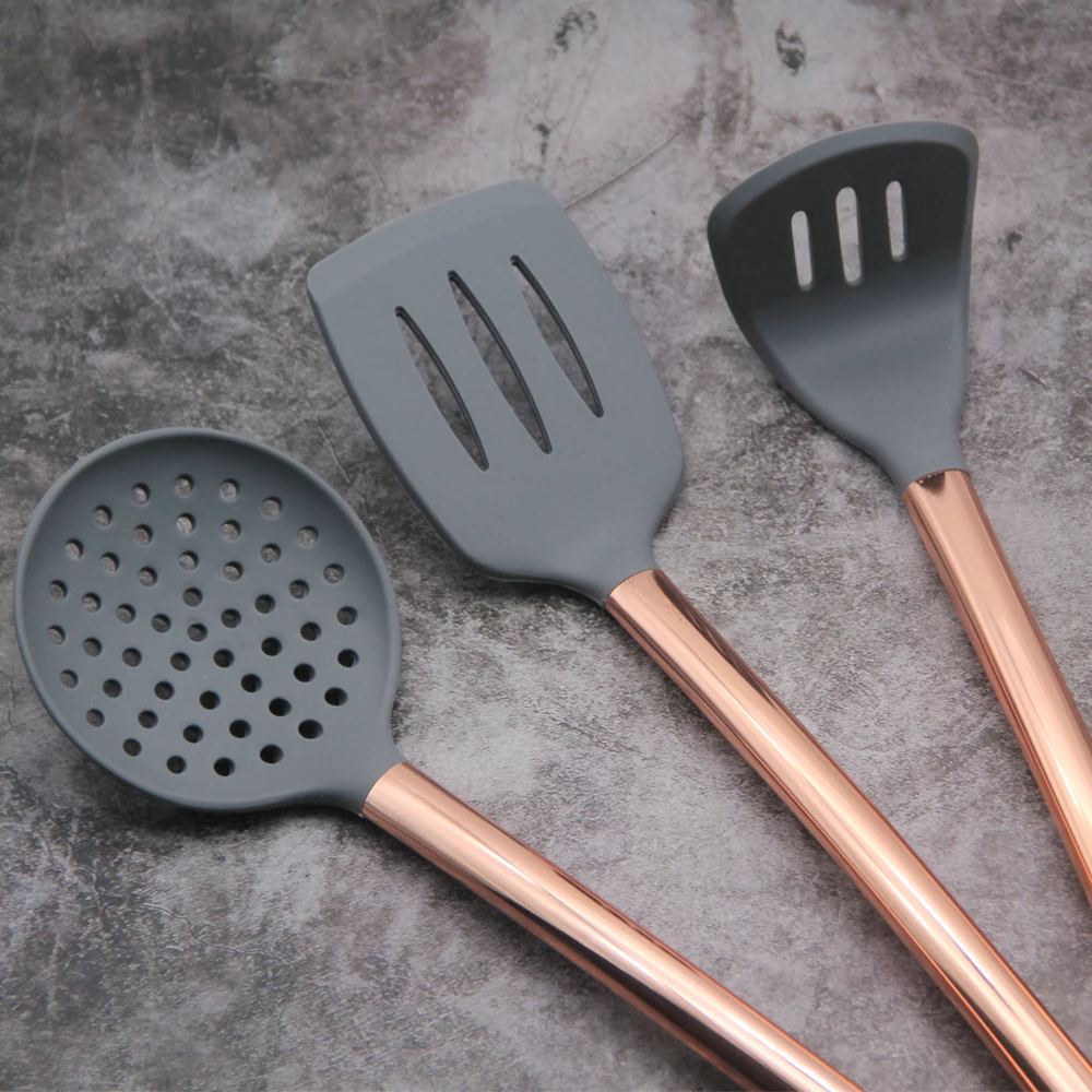 kitchen accessories home and kitchen cookware sets Cooking Set Utensils  Stainless Steel Silicone Utensil Cookware Sets