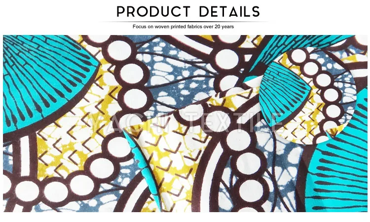 100% cotton african wax print fabric for clothes