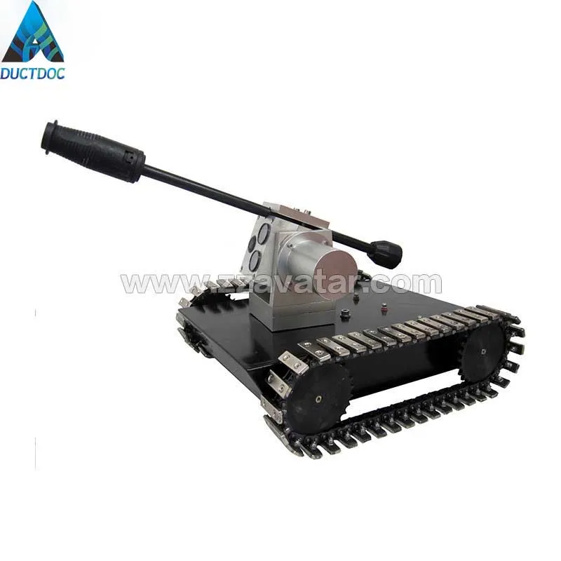 Kitchen grease exhaust hood air duct cleaning robot