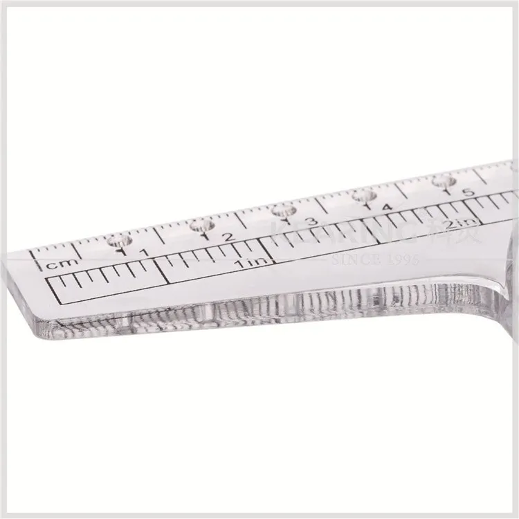 Kearing Parallel rolling ruler with 30cm&12' length, high quality rolling scale ruler for sewing engineer market #MPR30