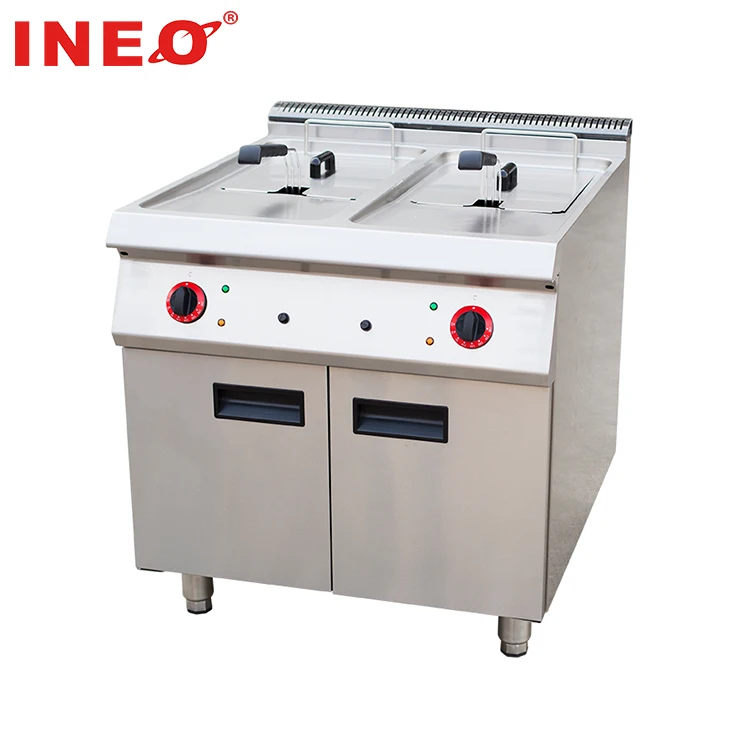 Restaurant Commercial 4 Burner Hot Plate Electric Cooker With Built-In Cabinet Kitchen Stainless Steel Cook Range