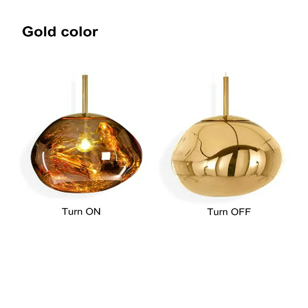 
Nordic Design Modern Glass Decorative Red Silver Yellow Chandelier Hanging Pendant Lamps for Home Decor Pendant Light Dining L 