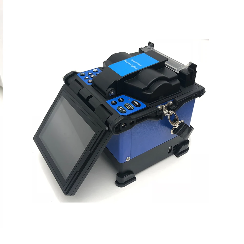 High Precision FTTH telecommunication cheaper  fusion splicer price, fiber optic tools splicing machine splicer fusion