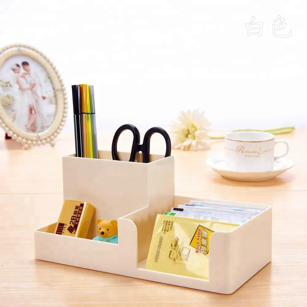 
Promotional Colorful Plastic Pen Holder Custom Logo 