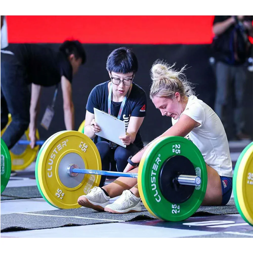 Olimpic Bumper Plate Weight Lifting Custom Logo Competition Bumper Plates