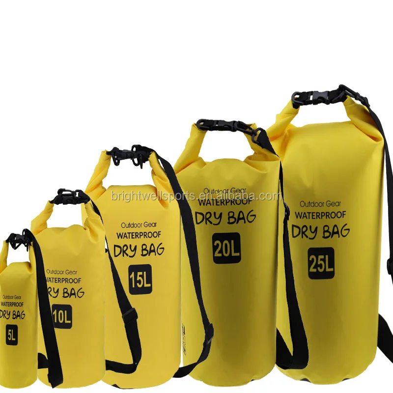 
Lightweight Water Proof Dry Sack Outdoor PVC Compression Dry Pack Bag 
