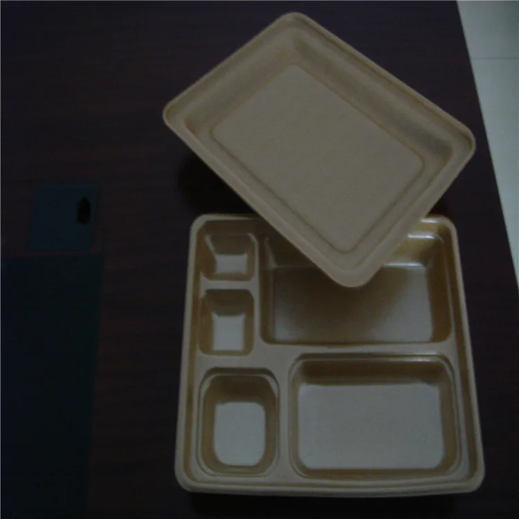 
disposable degradable blister environmental plastic lunch container package box 