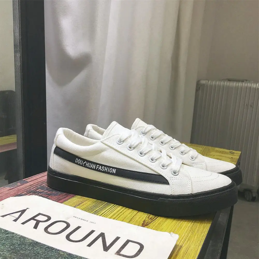 Factory Sell Cheap Hot Sale Fashion Adults Classic Casual Rubber outsole Man Canvas Shoes