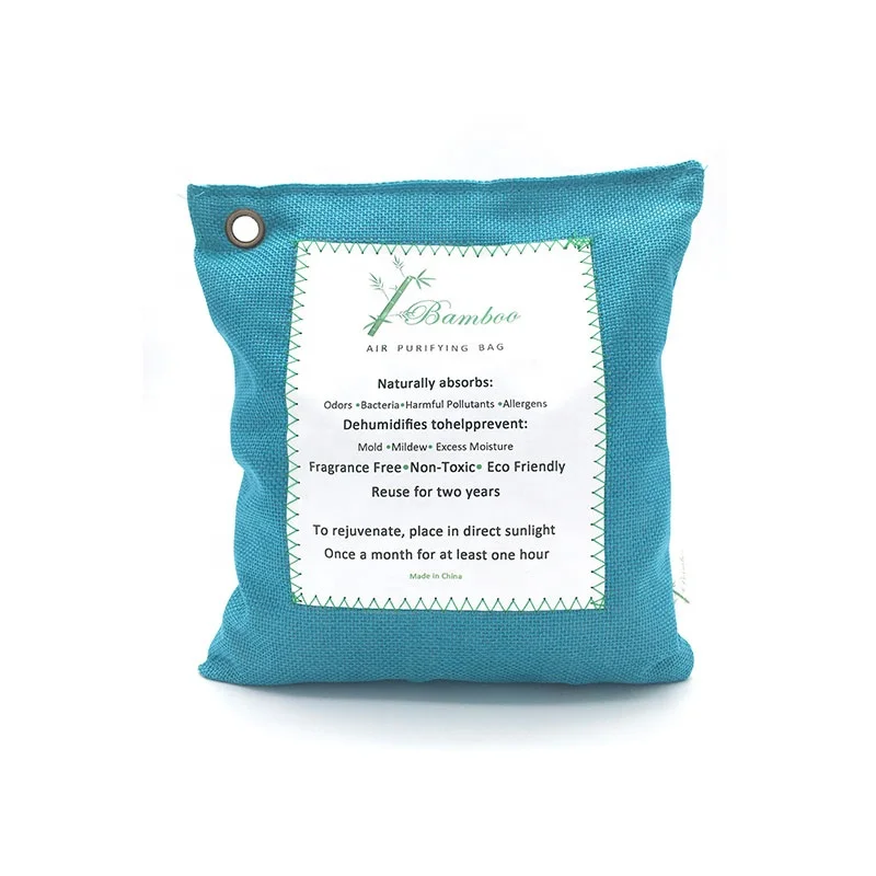 Eco - friendly bamboo charcoal sachets air purifying bag bamboo deodorizers
