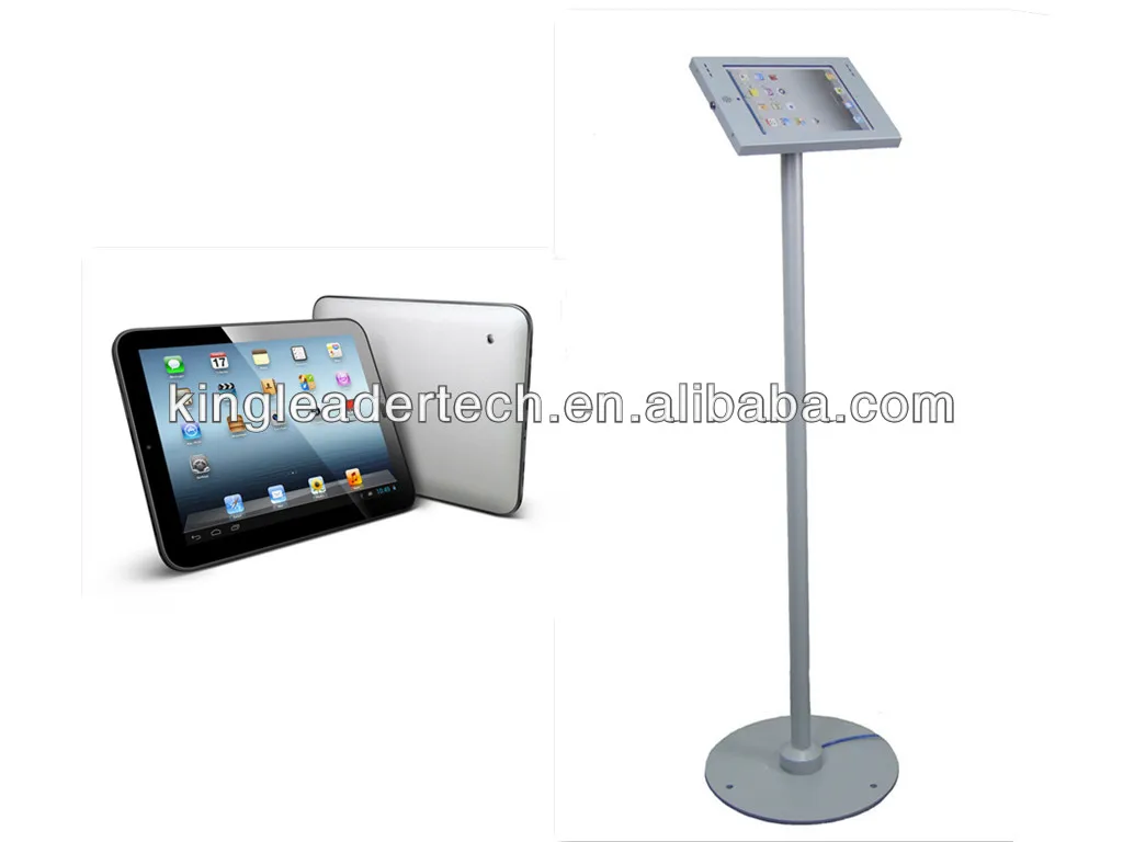 Super Slim Freestanding Android 4.2 Tablet Stand Kiosk