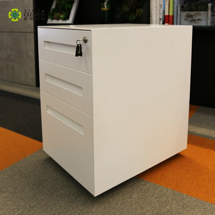 Best price height quality under desk key lock filing cabinet 3 drawer metal file cabinet for home/office (60820630266)