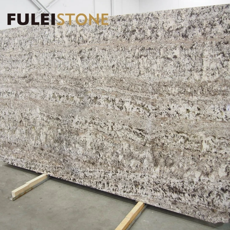 Wholesale price brazilian exotic white torroncino granite slabs