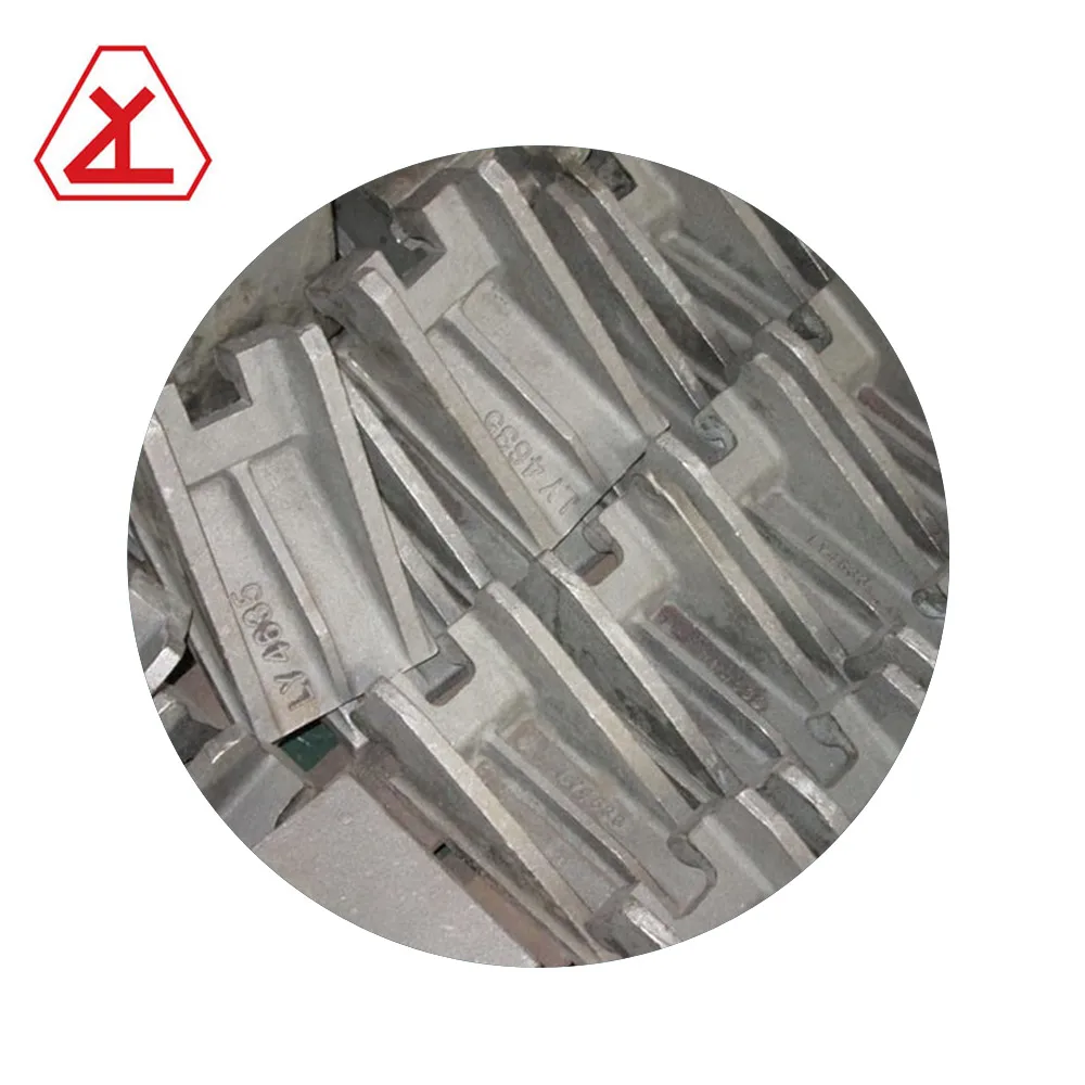 
cast iron gas burner ingot for OEM waste incinerator parts 