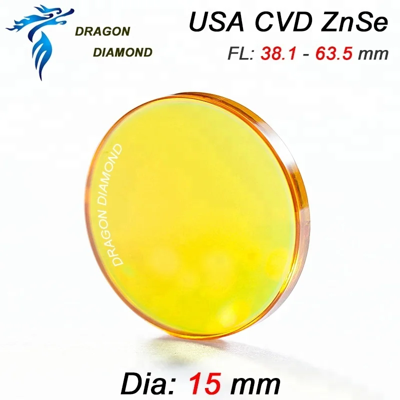 Co2 Laser Focus Lens Usa Znse With 12mm/18mm/19.05mm/20mm For Laser Cutting Machine