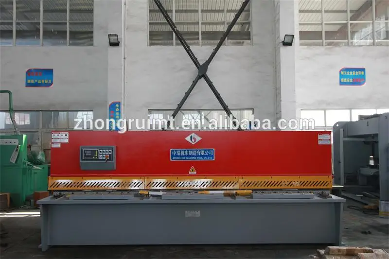 Qc12k 4*3200 E21S control system hydraulic shearing metal cutting machine cnc machine