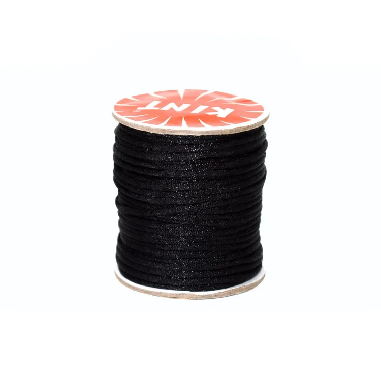 the black Korean silk thread nylon thread for Woven Chinese knot 2.5mm 50g