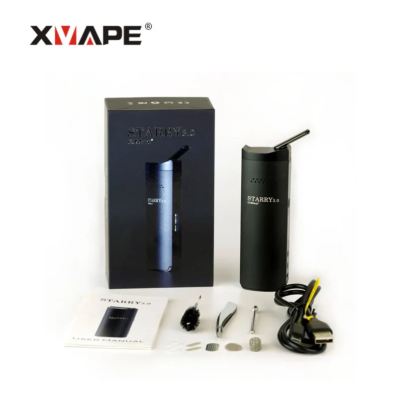 Лидер продаж 2018, Овальный керамический вапорайзер для сухих трав и воска с OLED-экраном