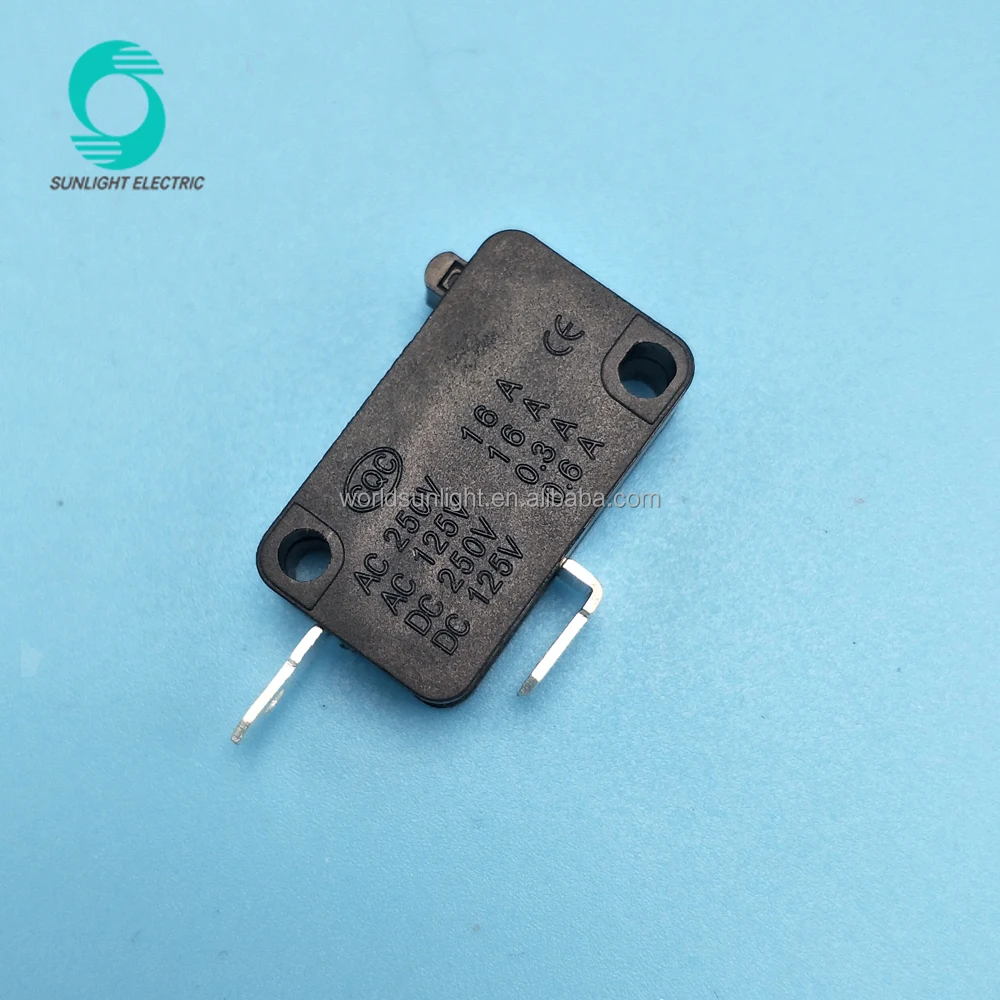  Микропереключатель CQC KW7-0B 16A 250VAC 10A 125VAC 2 PIN