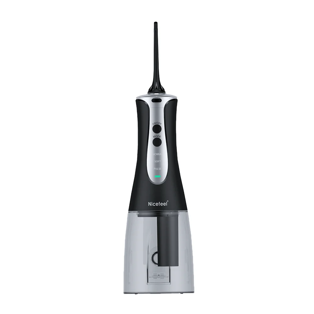 
Cordless rechargeable water flosser teeth cleaning device with 3modes 