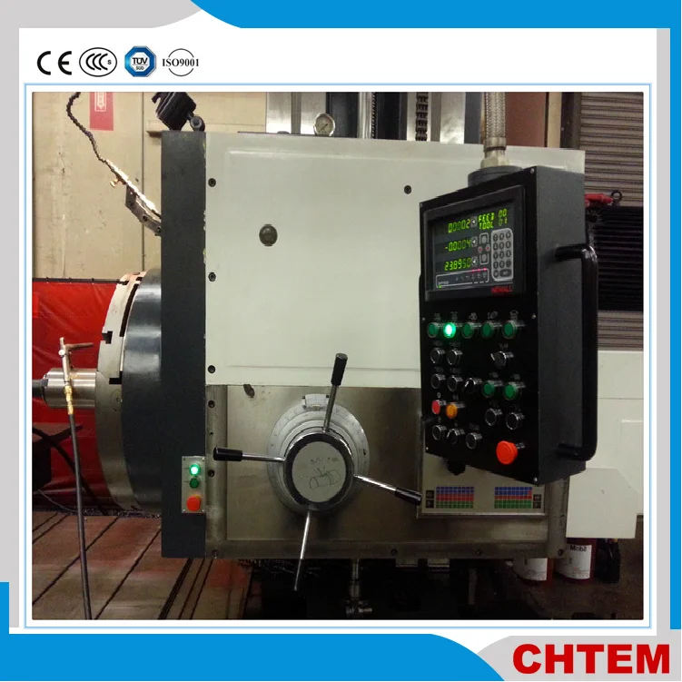 TK6111 QingDao CHTEM horizontal boring machine with angle head milling