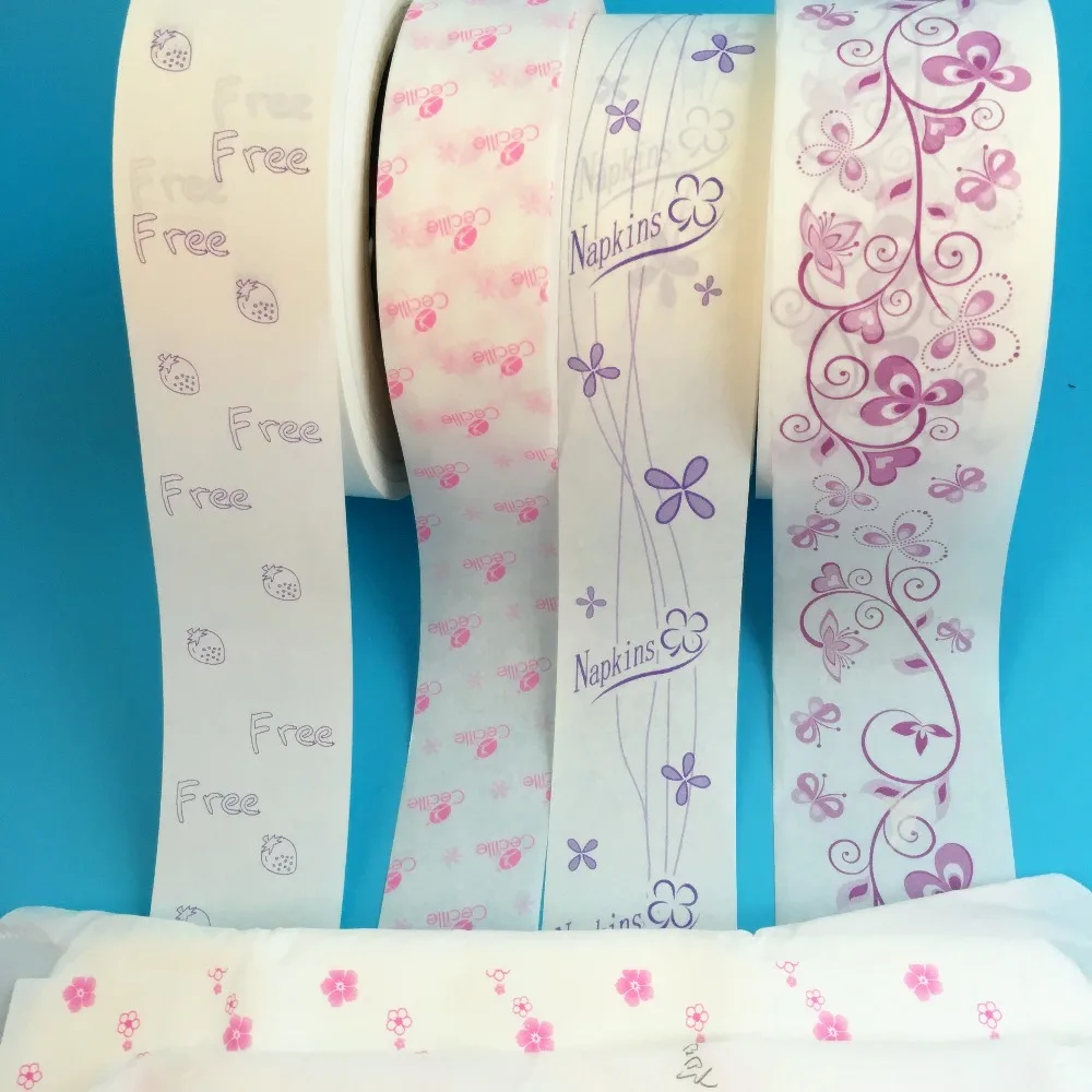 High quality silicone release paper women sanitary napkin making material