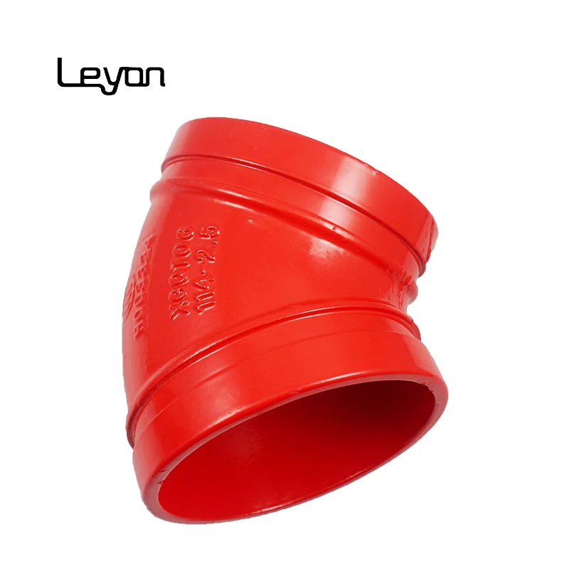 grooved pipe fitting Ductile Iron Pipe Fittings Grooved Elbow with FM Certificated