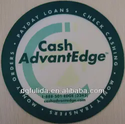 Customized Logo Printed Rubber Coasters Cup Pad