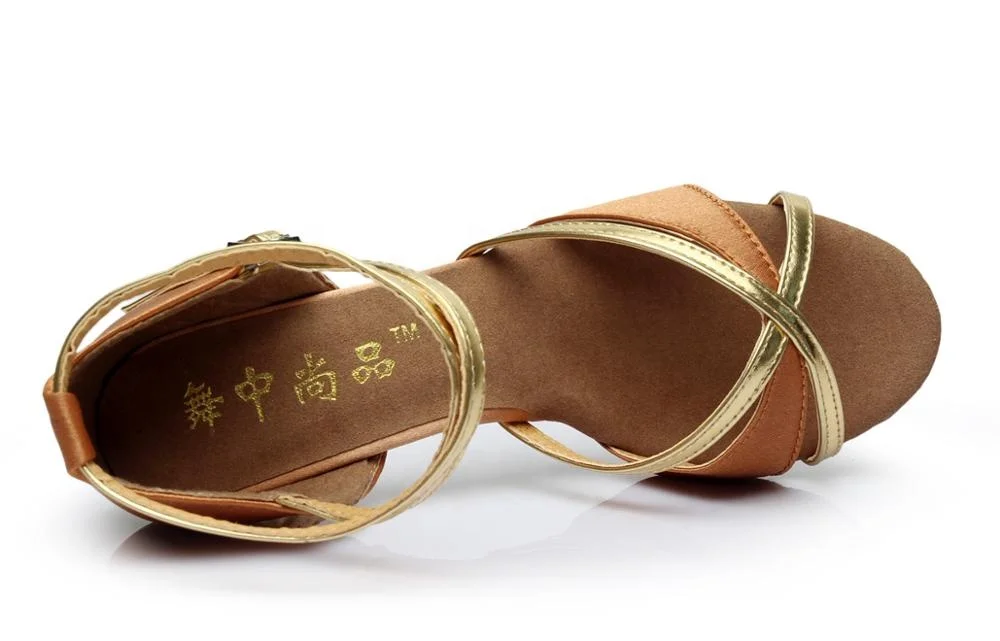 
Wholesale Sexy Satin Latin Ballroom Shoes Dance Women 