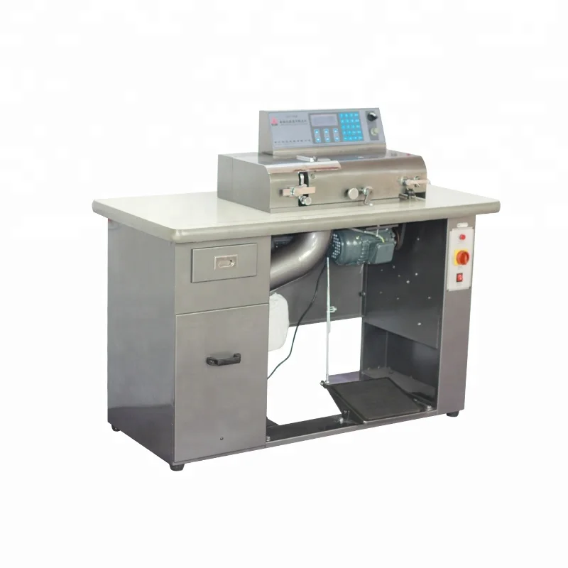Computerised Round Knife Shoes Bag Leather PU Rubber Edge Skiving Machine