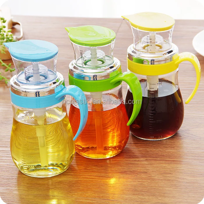 Кухонная колба с дозатором оливкового масла и уксуса 600 мл