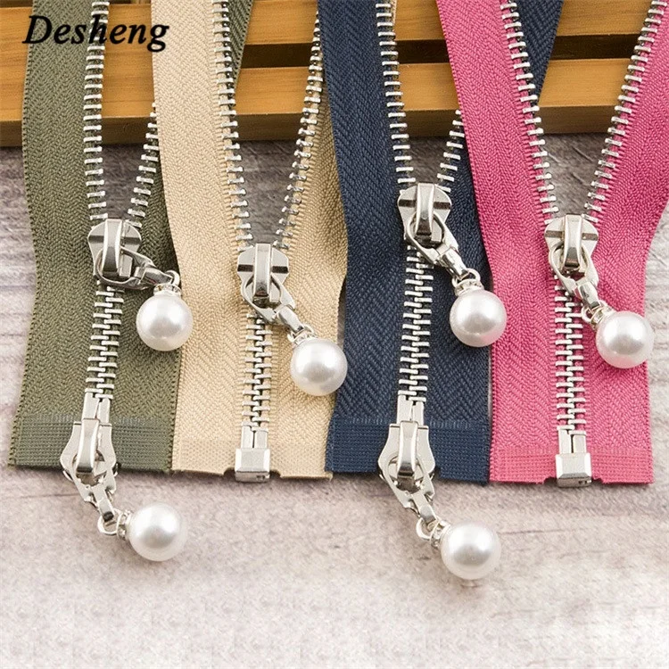 High Quality Handbag Accessories Two Way Metal Zipper No.3 and 5 With Slider Puller For Bag Garment Luggage Suitcase