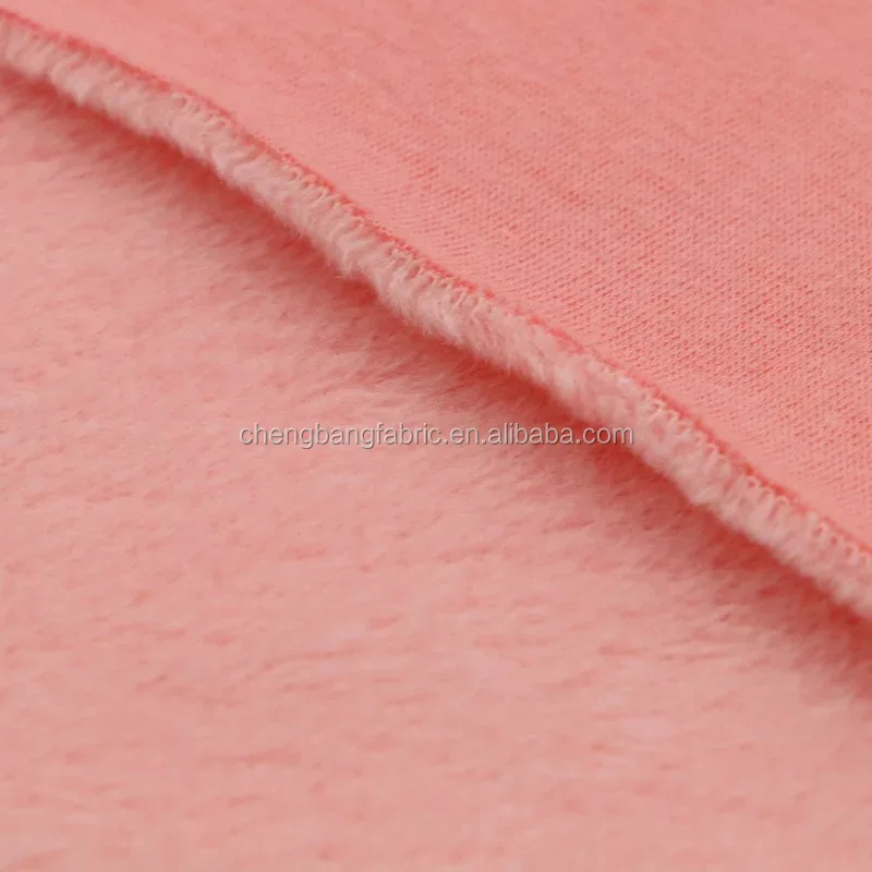 Cheap soild polyester spandex thermal fleece fabric anti-pill velboa fabric thermal legging velvet fleece