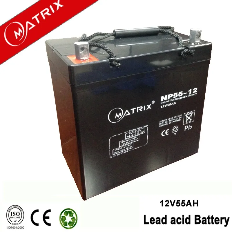 
shenzhen matrix battery co. ltd 12v 55ah 