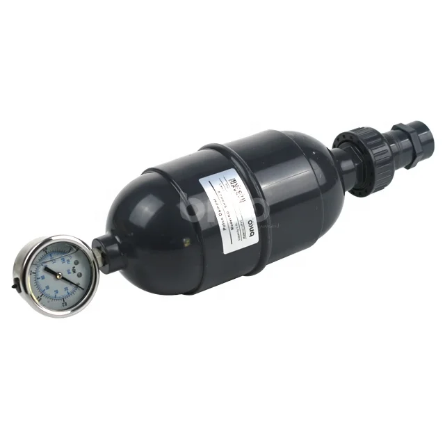 0.9L UPVC material gasbag Chemical dosing metering pump parts AIR Pulsation Damper