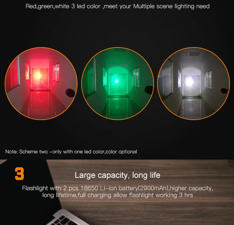 Free Shipping dimmable switch led dimmer flashlight deer hog light kits