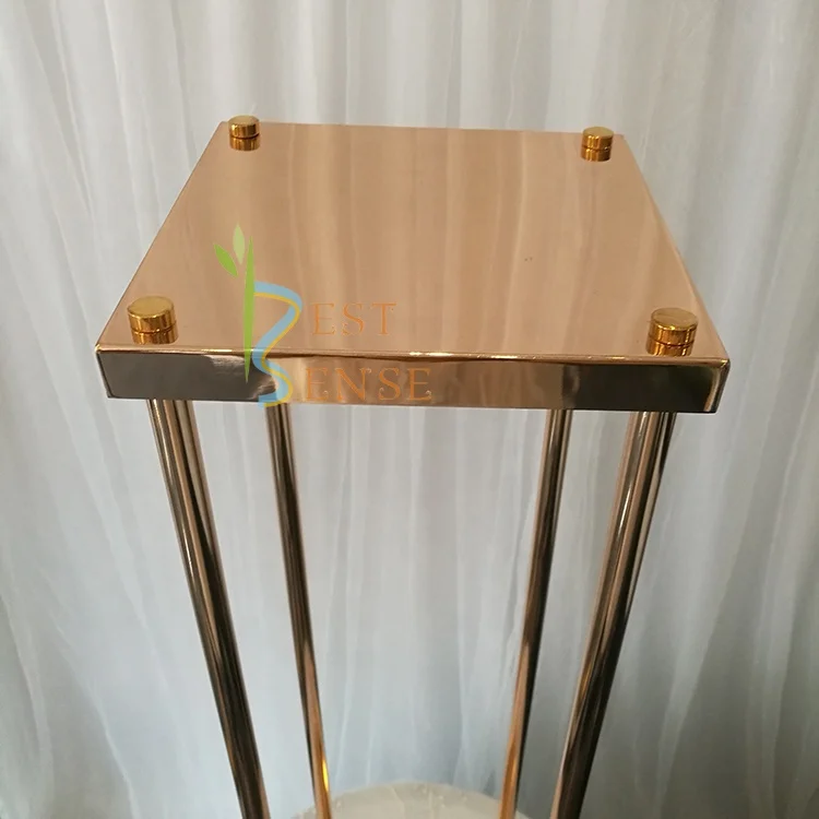 Wedding events tables decoration centerpieces Tall gold metal flower stand