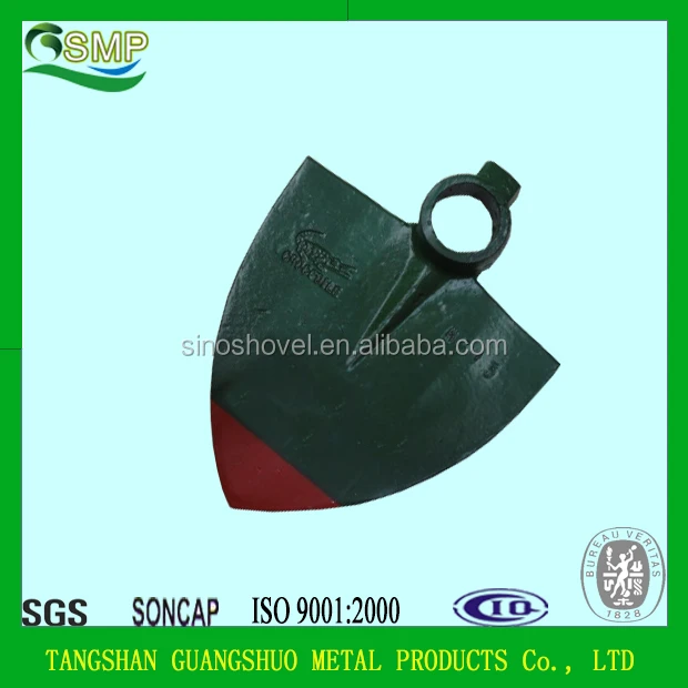 Agricultural tools B cock brand hoe head