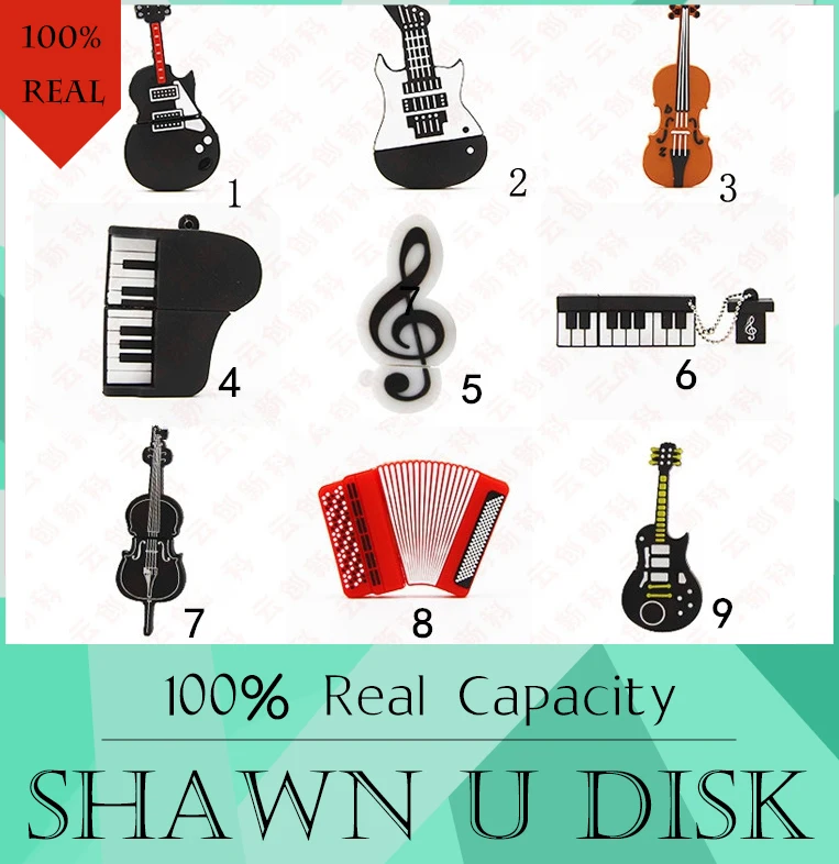 100 real capacity Retail Genuine Silicone Piano USB Flash Drive 512GB Thumb Pen drive Memory Stick