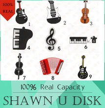 100% real capacity Retail Genuine Silicone Piano USB Flash Drive 512GB Thumb Pen drive Memory Stick Flash Disk 8G 16GB 32GB gift