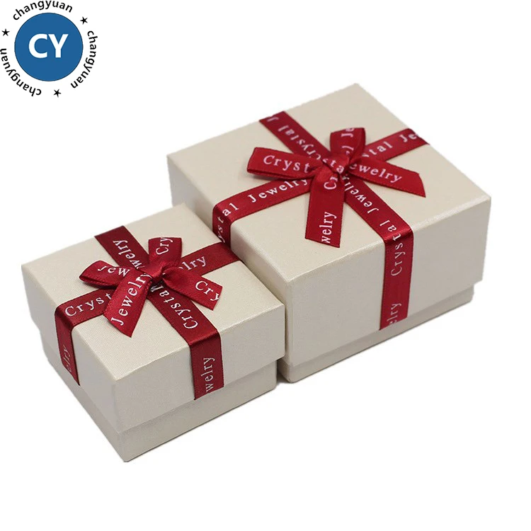 Pre made cake packaging satin ribbon bow with elastic band