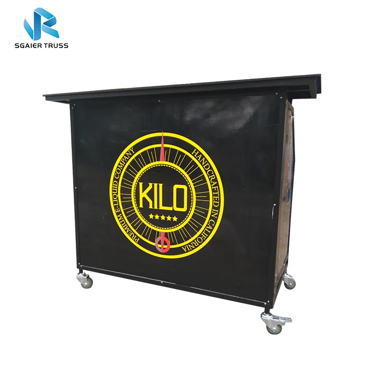 High Quality Mobile Portable Bar Counter With Wheels