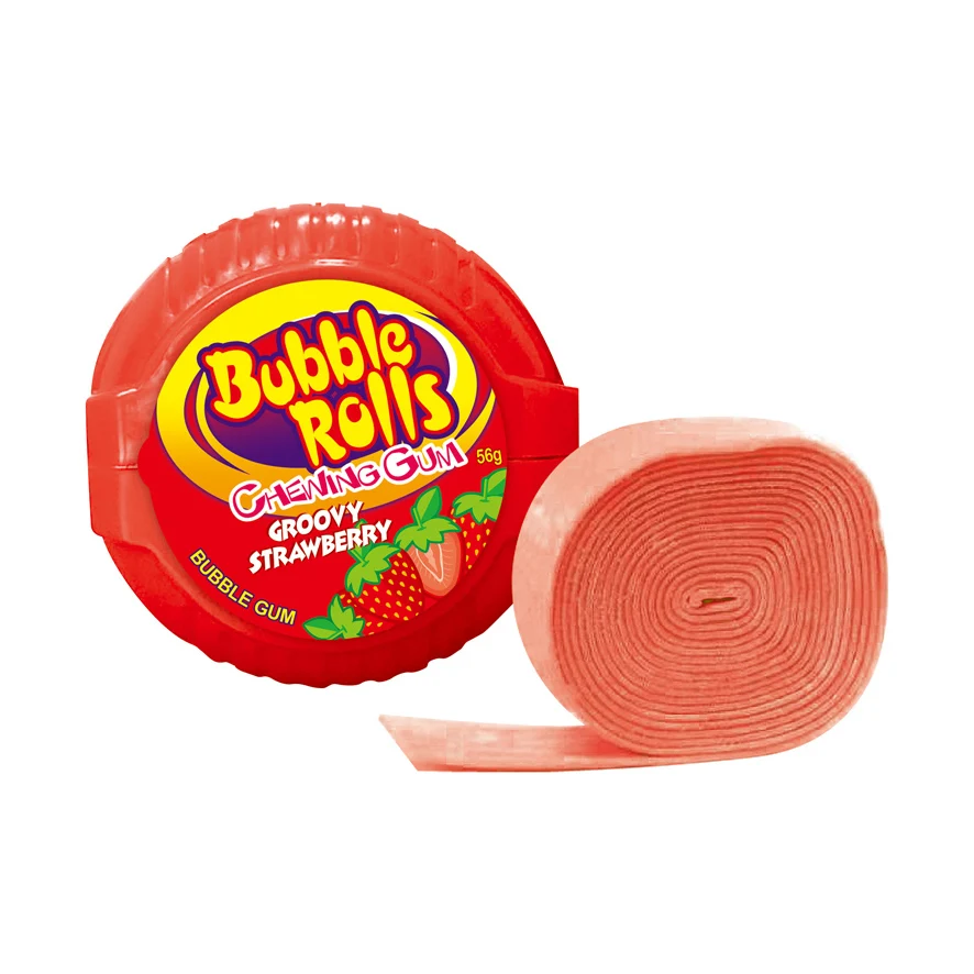 Super Long BUBBLE GUM ROLLS 56g BUBBLE TAPE