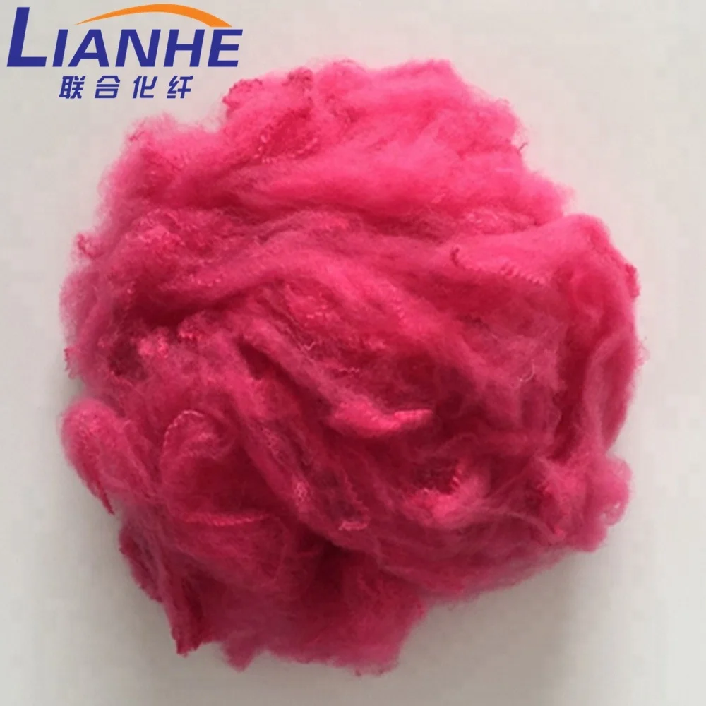 
different denier polyester fiber, dope dyed synthetic fibre, fibres de polyester 