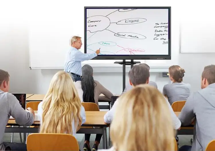 Низкая цена, сенсорный экран, монитор, белая доска, все в одном 55 для обучения