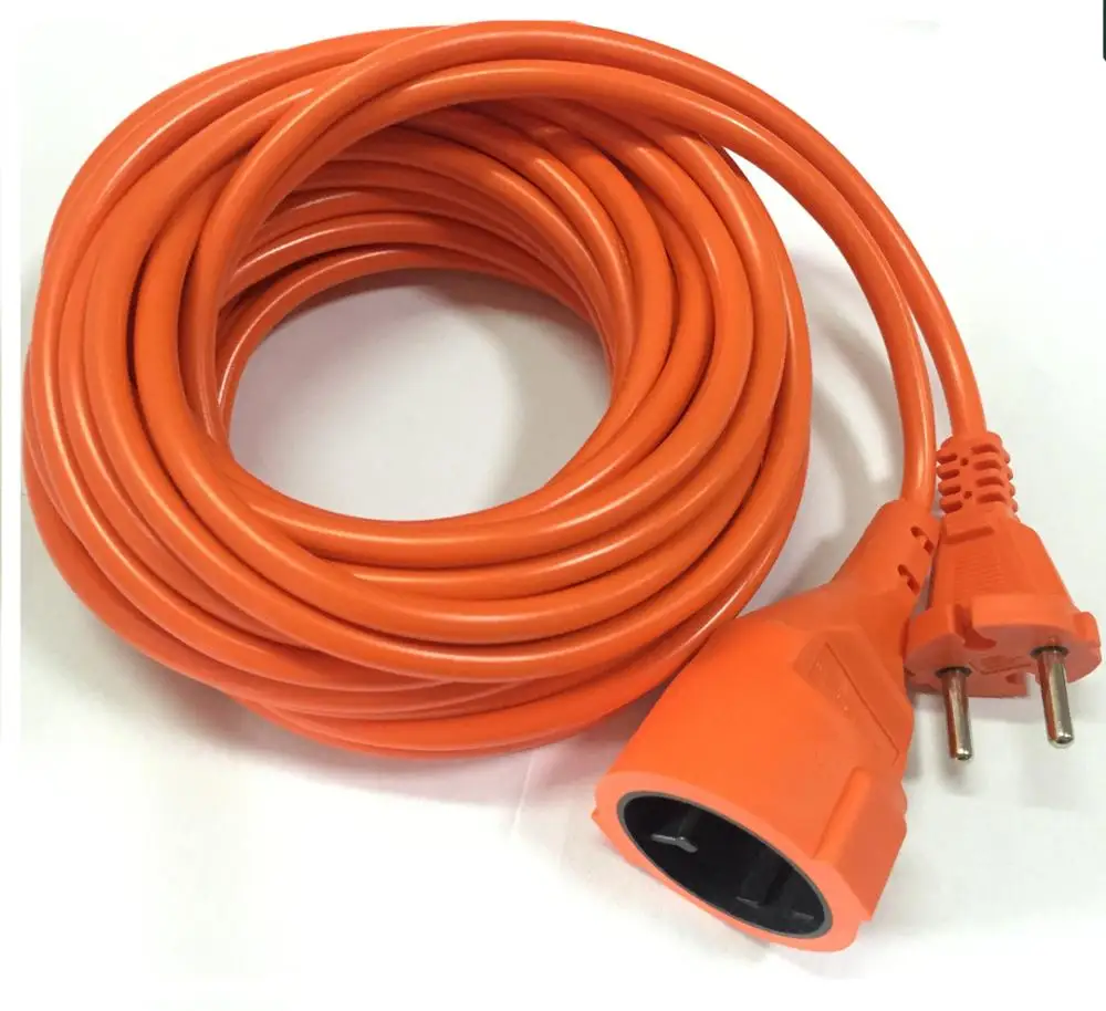 european power cord 2pin plug extension cable electrical cord German power cord