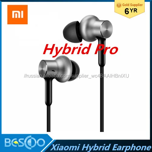 Xiaomi Hybrid Pro HD На Складе Наушники Пульт с Микрофоном Гарнитура для Xiaomi Редми Красный Ми Мобильный Телефон В Ухе